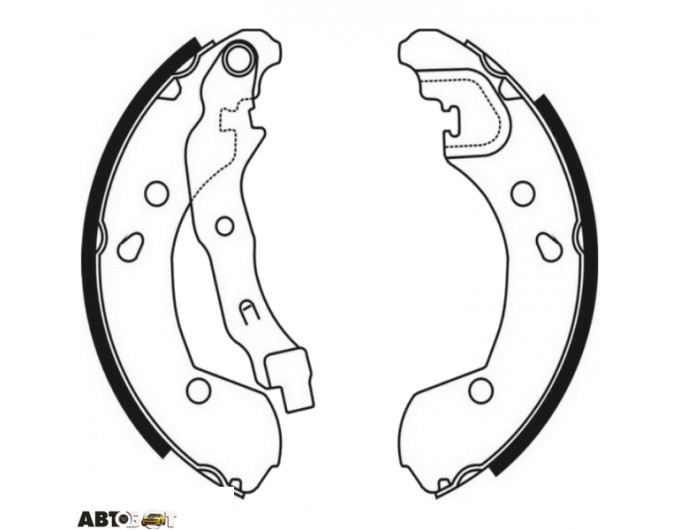 Тормозные колодки ABE C01056ABE, цена: 1 451 грн.