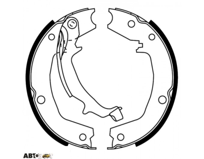 Гальмівні колодки ABE C00528ABE, ціна: 1 817 грн.