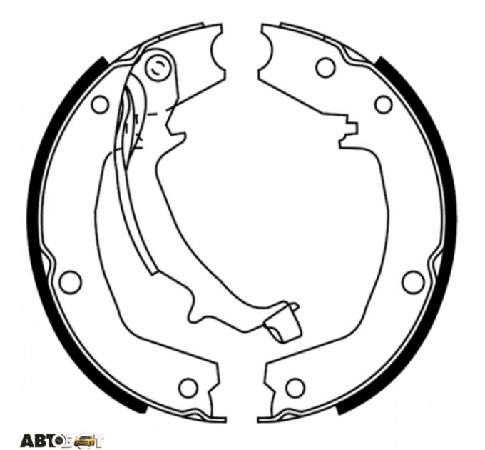 Тормозные колодки ABE C00528ABE, цена: 989 грн.