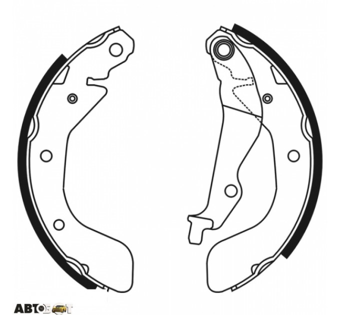 Тормозные колодки ABE C00012ABE, цена: 911 грн.