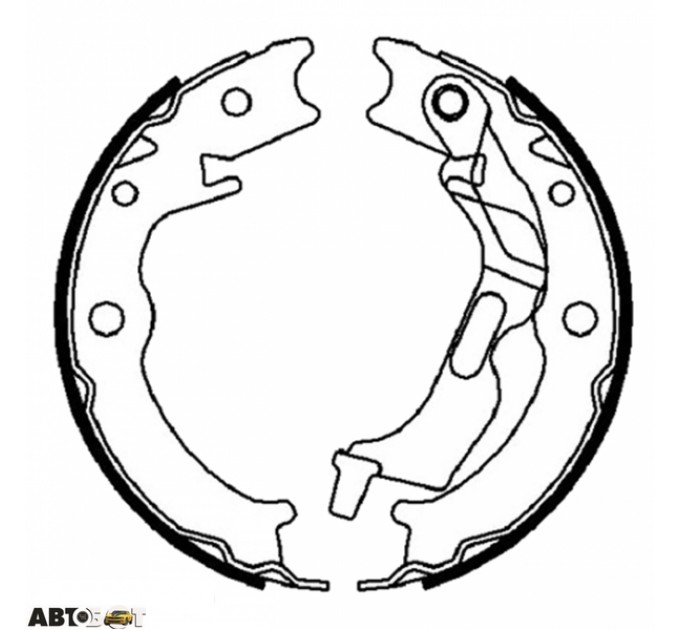 Гальмівні колодки ABE C00011ABE, ціна: 933 грн.