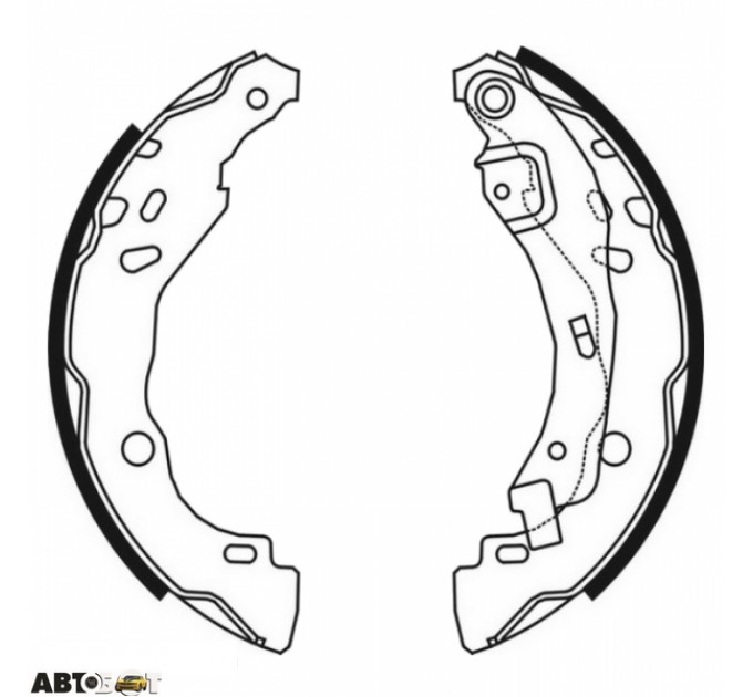 Тормозные колодки ABE C0R023ABE, цена: 915 грн.