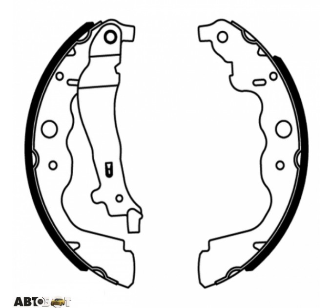 Тормозные колодки ABE C0R031ABE, цена: 1 221 грн.