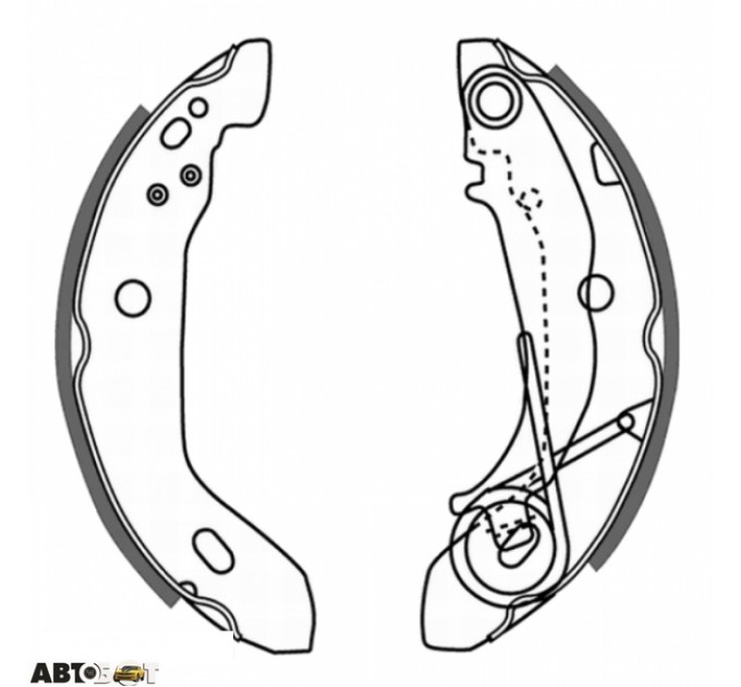 Тормозные колодки ABE C0M007ABE, цена: 897 грн.