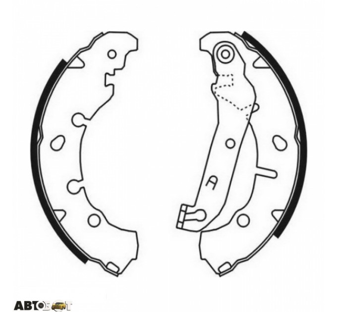 Гальмівні колодки ABE C0G046ABE, ціна: 827 грн.