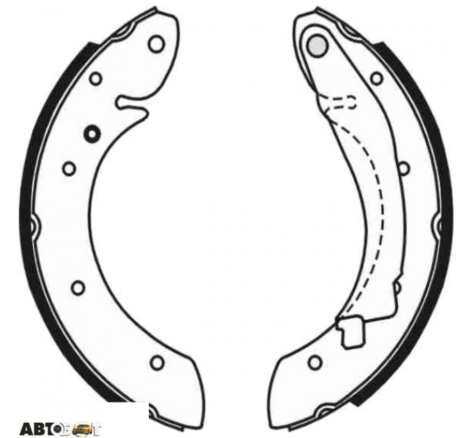 Тормозные колодки ABE C0C013ABE, цена: 1 057 грн.