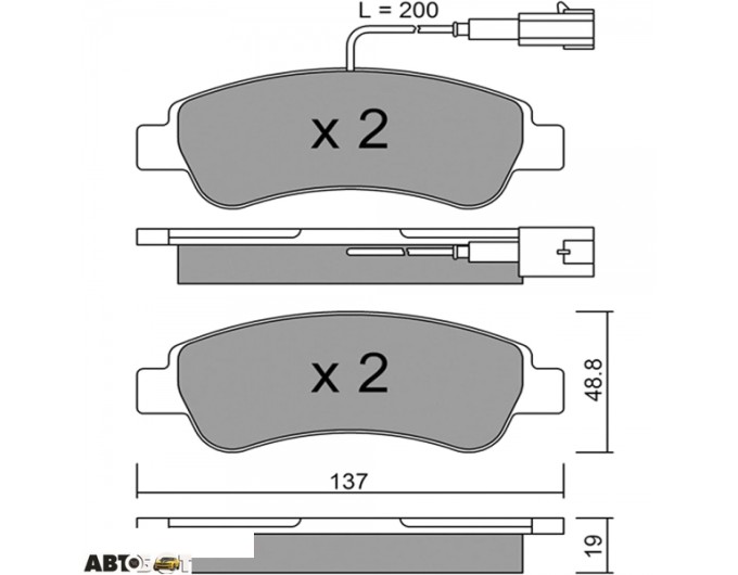 Тормозные колодки METELLI 22-0710-1, цена: 2 058 грн.