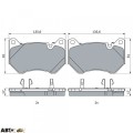 Тормозные колодки Bosch 0 986 424 965, цена: 6 704 грн.