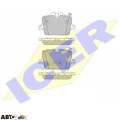 Гальмівні колодки ICER 182363, ціна: 3 124 грн.