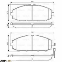 Гальмівні колодки Bosch 0 986 494 560