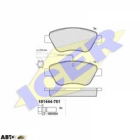 Тормозные колодки ICER 181444701