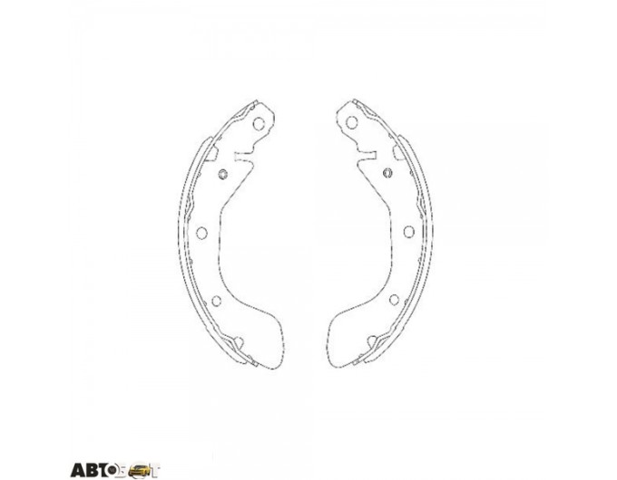 Тормозные колодки KAVO PARTS KBS-1401, цена: 1 659 грн.