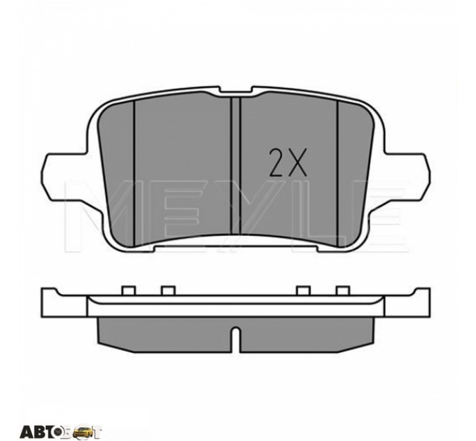 Тормозные колодки Meyle 025 221 2917, цена: 1 602 грн.