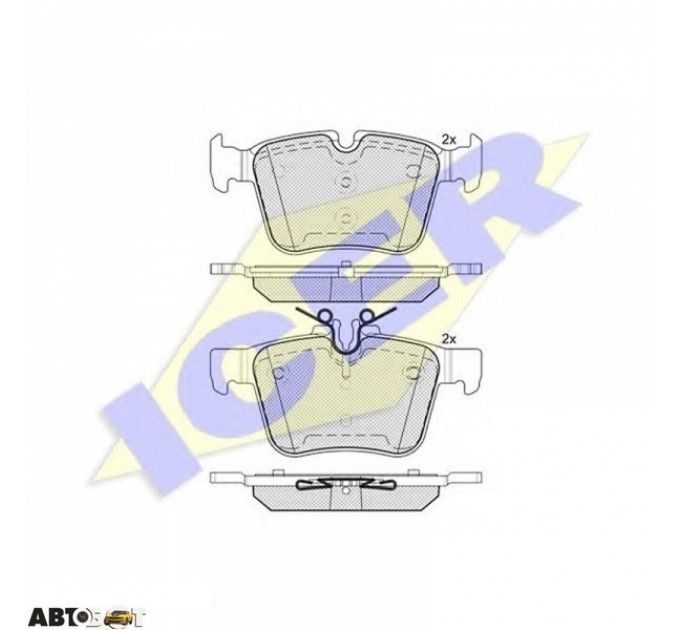 Тормозные колодки ICER 182214, цена: 1 249 грн.