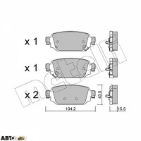 Гальмівні колодки METELLI 22-1238-0