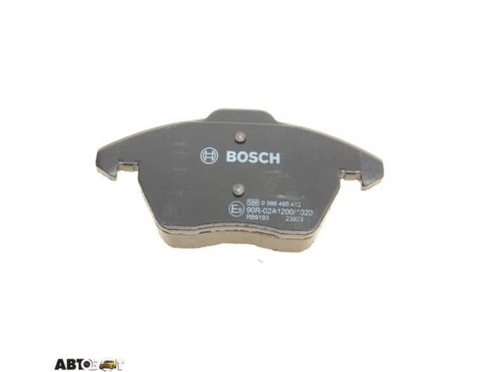 Тормозные колодки Bosch 0 986 495 412, цена: 2 531 грн.