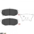 Тормозные колодки KAVO PARTS KBP-8022, цена: 1 671 грн.