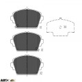 Гальмівні колодки KAVO PARTS KBP-2012, ціна: 1 567 грн.