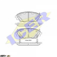 Гальмівні колодки ICER 182171