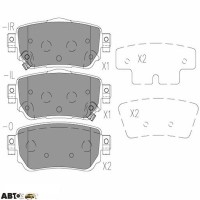 Гальмівні колодки KAVO PARTS KBP-6615