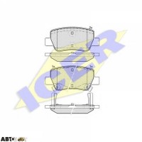 Тормозные колодки ICER 181916