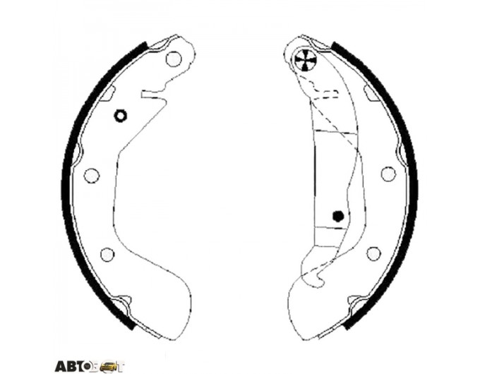 Тормозные колодки Bosch 0 986 487 614, цена: 2 567 грн.