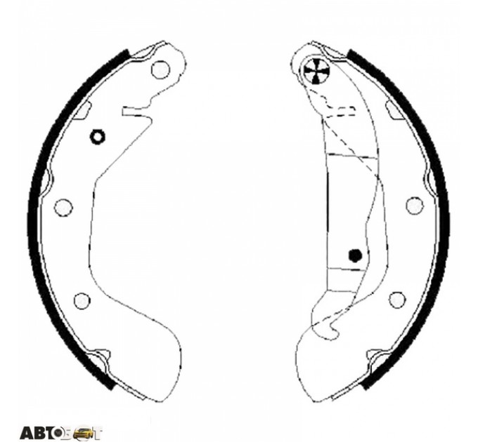 Тормозные колодки Bosch 0 986 487 614, цена: 1 397 грн.