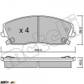 Тормозные колодки METELLI 22-0716-0, цена: 2 685 грн.