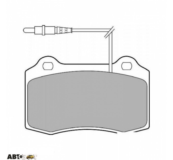 Тормозные колодки ABE C1P029ABE, цена: 979 грн.