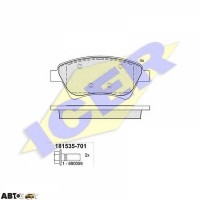 Тормозные колодки ICER 181535701