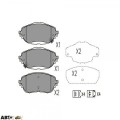 Тормозные колодки KAVO PARTS KBP-9123, цена: 1 811 грн.