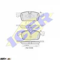 Тормозные колодки ICER 182021