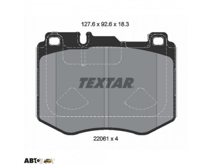 Гальмівні колодки Textar 2206103, ціна: 6 245 грн.