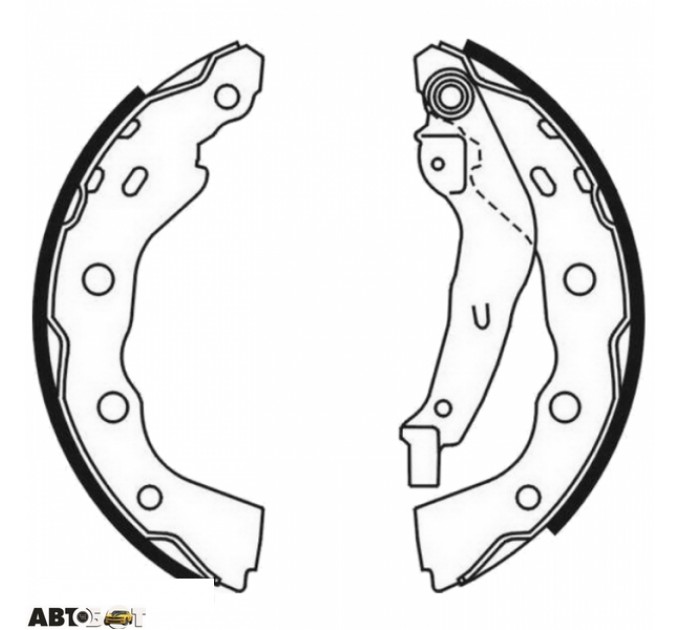 Тормозные колодки ABE C05059ABE, цена: 850 грн.