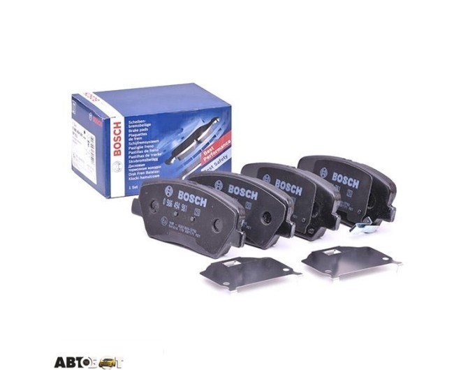 Тормозные колодки Bosch 0 986 494 981, цена: 3 338 грн.