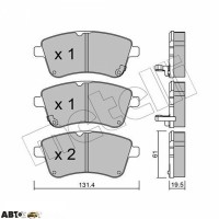 Тормозные колодки METELLI 22-0913-0