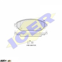 Тормозные колодки ICER 142219