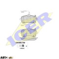 Гальмівні колодки ICER 181656700, ціна: 2 381 грн.