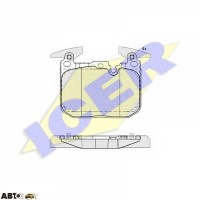 Гальмівні колодки ICER 182093