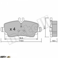 Тормозные колодки METELLI 22-0310-1