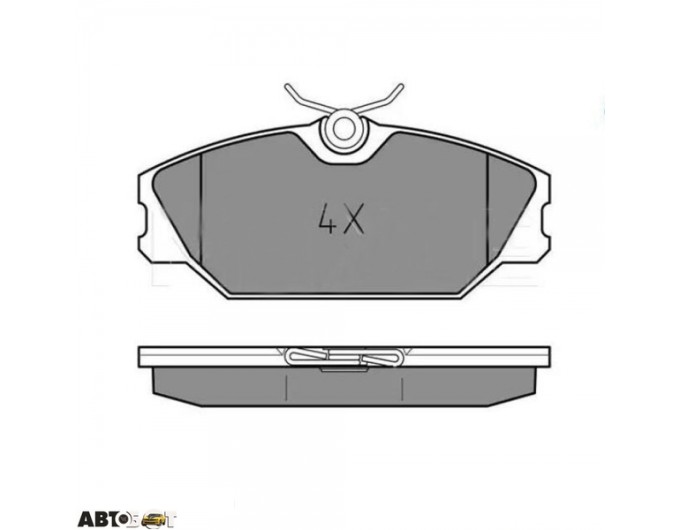 Тормозные колодки Solgy 209203, цена: 1 389 грн.