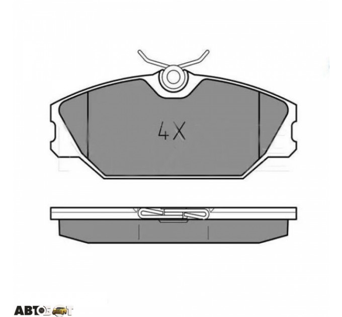 Гальмівні колодки Solgy 209203, ціна: 756 грн.