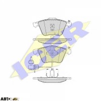 Гальмівні колодки ICER 181531