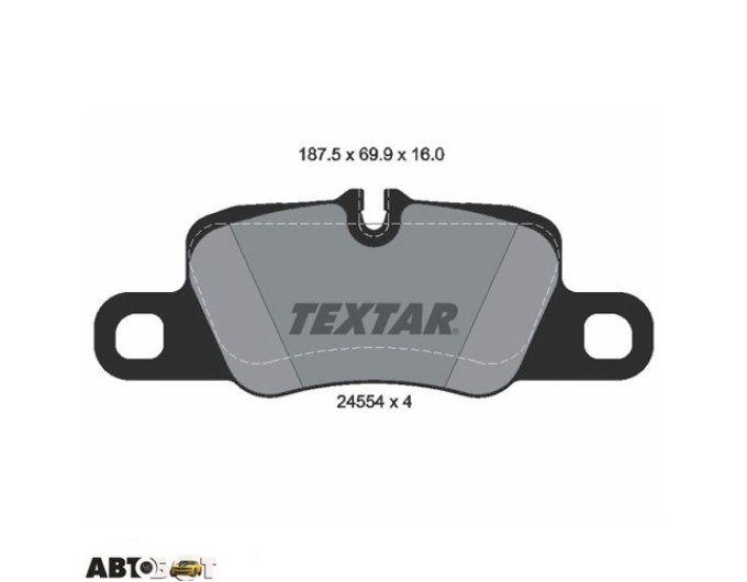 Гальмівні колодки Textar 2455402, ціна: 12 305 грн.