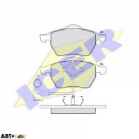 Тормозные колодки ICER 180808