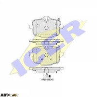 Тормозные колодки ICER 182005