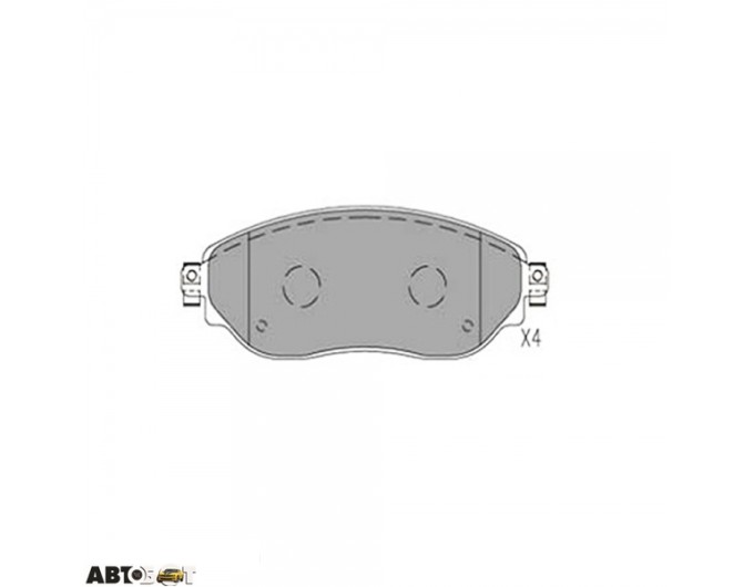 Тормозные колодки KAVO PARTS KBP-6624, цена: 2 552 грн.