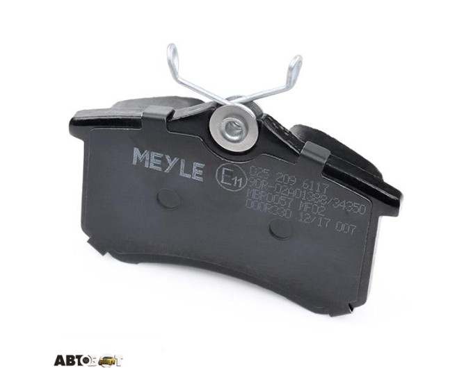 Тормозные колодки Meyle 025 209 6117, цена: 1 355 грн.