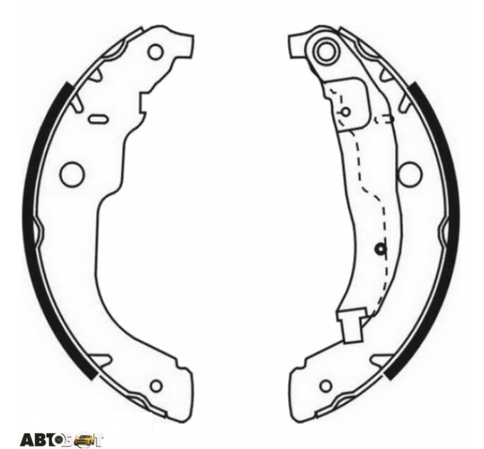 Тормозные колодки ABE C0P033ABE, цена: 1 040 грн.