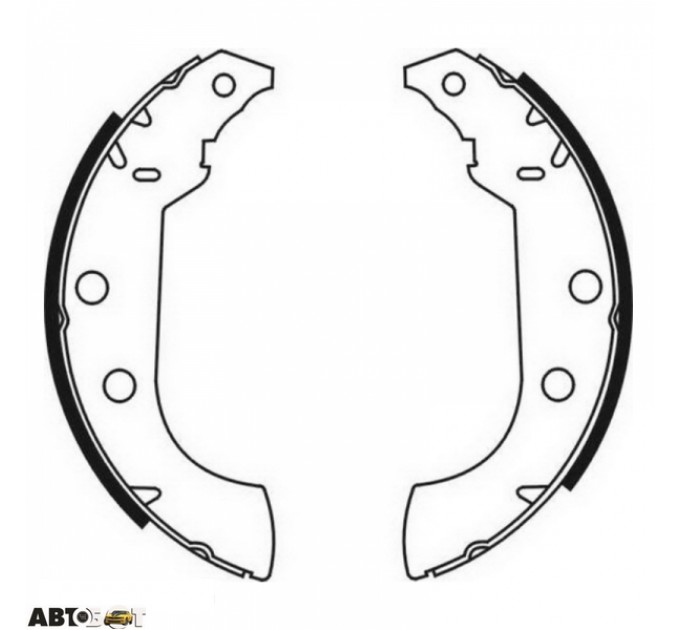 Гальмівні колодки ABE C0P008ABE, ціна: 844 грн.